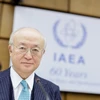 Tổng Giám đốc IAEA Yukiya Amano tại một cuộc họp ở Vienna (Áo) ngày 17/11. (Nguồn: EPA/TTXVN)