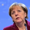 Thủ tướng Đức Angela Merkel tại cuộc họp báo ở Brussels, Bỉ ngày 15/12. (Nguồn: AFP/TTXVN)