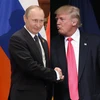 Tổng thống Nga Vladimir Putin và tân Tổng thống Mỹ Donald Trump. (Nguồn: Getty Images)