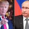 Tổng thống Nga Vladimir Putin (phải) và người đồng cấp Mỹ Donald Trump. (Nguồn: telegraph.co.uk)