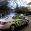 Xe đặc chủng của cảnh sát tuần tra ở Praha. (Ảnh: Trần Quang Vinh/Vietnam+)