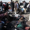 Hiện trường một vụ đánh bom ở Kabul. (Nguồn: AFP/TTXVN)
