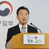 Người phát ngôn Bộ Thống nhất Hàn Quốc Jeong Joon-hee. (Nguồn: Yonhap/TTXVN)