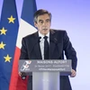 Ông Francois Fillon trong chiến dịch tranh cử ở Paris ngày 24/2. (Nguồn: EPA/TTXVN)