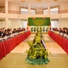 Quang cảnh cuộc họp trù bị (SOM) chuẩn bị cho Kỳ họp lần thứ 15 Ủy ban Hỗn hợp Việt Nam-Campuchia. (Nguồn: TTXVN)