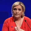 Bà Marine Le Pen phát biểu tại cuộc vận động tranh cử ở Deols, miền trung Pháp ngày 11/3. (Nguồn: AFP/TTXVN)