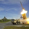 Tên lửa đánh chặn thuộc hệ thống THAAD được phóng thử thành công tại Mỹ ngày 10/9/2013. (Nguồn: EPA/TTXVN)