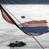 Một chiếc thuyền của Trung Quốc trên dòng sông Mekong, đoạn biên giới giữa Thái Lan và Lào. (Nguồn: Reuters)