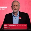 Ông Jeremy Corbyn phát biểu tại cuộc vận dộng tranh cử ở Leicester, Anh ngày 6/5. (Nguồn: AFP/TTXVN)
