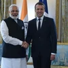 Thủ tướng Ấn Độ Narendra Modi và Tổng thống Pháp Emmanuel Macron. (Nguồn: ndtv.com)
