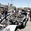 Hiện trường một vụ nổ bom ở Kabul. (Nguồn: EPA/TTXVN)