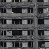 Tòa chung cư Grenfell bị thiêu rụi sau vụ hỏa hoạn. (Nguồn: EPA/TTXVN)