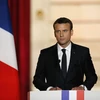 Tổng thống Pháp Emmanuel Macron tại một sự kiện ở Paris ngày 14/5. (Nguồn: EPA/TTXVN)
