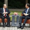 Thủ tướng Nguyễn Xuân Phúc hội đàm với Thủ tướng Vương quốc Hà Lan Mark Rutte. (Ảnh: Thống Nhất/TTXVN)