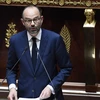 Thủ tướng Pháp Edouard Philippe trong bài phát biểu tại phiên họp Quốc hội ở thủ đô Paris ngày 4/7. (Nguồn: EPA/TTXVN)