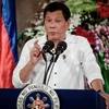 Tổng thống Philippines Rodrigo Duterte phát biểu tại một sự kiện ở Manila ngày 27/6. (Nguồn: EPA/TTXVN)