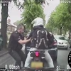 Tên trộm xe máy choáng váng khi bị cảnh sát bắt ngay trên đường