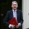 Bộ trưởng Tài chính Anh Philip Hammond sau một cuộc họp ở London ngày 28/6. (Nguồn: AFP/TTXVN)