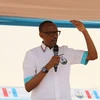 Tổng thống đương nhiệm Paul Kagame vận động tranh cử tại Ruhango ngày 14/7. (Nguồn: THX/TTXVN)