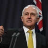 Thủ tướng Australia Malcolm Turnbull phát biểu tại Canberra ngày 8/8. (Nguồn: EPA/TTXVN)