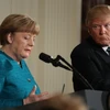 Thủ tướng Angela Merkel và Tổng thống Donald Trump. (Nguồn: AP)