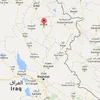 12 dân thường bị hành quyết tại thành trì của IS ở tỉnh Kirkuk. (Nguồn: Google Maps)