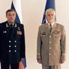 Tướng Valery Gerasimov (ảnh, trái) đã có cuộc gặp với Chủ tịch Ủy ban Quân sự Tổ chức Hiệp ước Bắc Đại Tây Dương (NATO), Tướng Petr Pavel (ảnh, phải). (Nguồn: NATO HQ/ TTXVN)