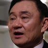 Cựu Thủ tướng Thaksin Shinawatra trả lời phỏng vấn báo chí ở New York, Mỹ ngày 9/3/2016. (Nguồn: AFP/TTXVN)