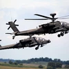 Trực thăng quân sự Apache của Mỹ. (Nguồn: THX/TTXVN)