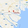 Công ty trách nhiệm hữu hạn Daechang Vina, có trụ sở tại xã Bình Ninh, huyện Chợ Gạo, tỉnh Tiền Giang. (Nguồn: Google Maps
