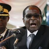 Ông Robert Mugabe trả lời phỏng vấn tại thủ đô Harare ngày 25/10. (Nguồn: THX/TTXVN)