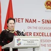 Chủ tịch Quốc hội Nguyễn Thị Kim Ngân phát biểu tại diễn đàn. (Ảnh: Trọng Đức/TTXVN)