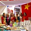 Gian hàng của Việt Nam tại hội chợ. (Ảnh: Dương Trí/Vietnam+)