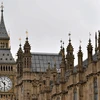 Tòa nhà Quốc hội Anh ở London ngày 21/8. (Nguồn: AFP/TTXVN)