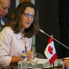 Ngoại trưởng Canada Chrystia Freeland. (Nguồn: EPA/TTXVN)
