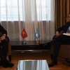 Bộ trưởng Ngoại giao Argentina Jorge Faurie tiếp Thứ trưởng Bộ Công Thương Việt Nam Trần Quốc Khánh tại Buenos Aires. (Nguồn: Bộ Ngoại giao Argentina)