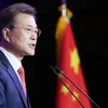 Tổng thống Hàn Quốc Moon Jae-in. (Nguồn: Yonhap/TTXVN)