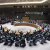 Toàn cảnh một phiên bỏ phiếu của Hội đồng Bảo an Liên hợp quốc về địa vị của Jerusalem tại New York (Mỹ). (Nguồn: THX/TTXVN)