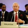 Thủ tướng Malaysia Najib Razak phát biểu tại một hội nghị ở Manila, Philippines ngày 29/4. (Nguồn: AFP/TTXVN)