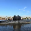 Tàu ngầm ARA San Juan của Hải quân Argentina, ngày 2/6/2014. (Nguồn: THX/TTXVN)