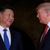 Chủ tịch Trung Quốc Tập Cận Bình (trái) và Tổng thống Mỹ Donald Trump. (Nguồn: Reuters) 