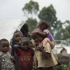 Trẻ em tại một trại tị nạn ở Kitchanga, Cộng hòa Dân chủ Congo. (Nguồn: AFP/TTXVN)