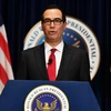 Bộ trưởng Tài chính Mỹ Steve Mnuchin. (Nguồn: AFP/TTXVN)