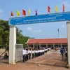 Trường tiểu học hữu nghị Bà Rịa-Kampong Thom do Công ty Bà Rịa-Kampong Thom đầu tư xây dựng trên khu đất dự án trồng cao su. (Ảnh: Nhóm phóng viên TTXVN tại Campuchia)