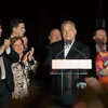 Các lãnh đạo châu Âu đã gửi lời chúc mừng Thủ tướng Hungary Viktor Orban (giữa) vừa giành chiến thắng trong cuộc bầu cử ở nước này. (Nguồn: THX/TTXVN)