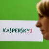 Biểu tượng Kaspersky tại Moskva, Nga. (Nguồn: AFP/TTXVN)