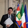 Thủ tướng Italy được chỉ định Giuseppe Conte trong cuộc họp báo sau cuộc gặp Tổng thống Sergio Mattarella ở Roma ngày 23/5. (Nguồn: TTX/TTXVN)