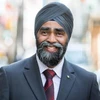 Bộ trưởng Quốc phòng Canada Harjit Singh Sajjan. (Nguồn: indianexpress.com) 