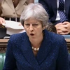 Thủ tướng Anh Theresa May phát biểu tại cuộc họp ở London ngày 9/7. (Nguồn: AFP/TTXVN)