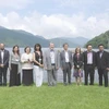 ​Các trưởng đoàn đàm phán nhóm họp ở khu nghỉ dưỡng Hakone. (Nguồn: Kyodo)